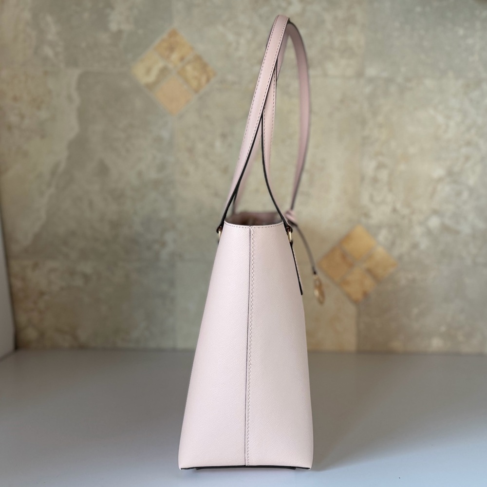 Michael Kors Sheila LG Tote Shoulder Bag + Wallet Pink - Picture 5 of 15